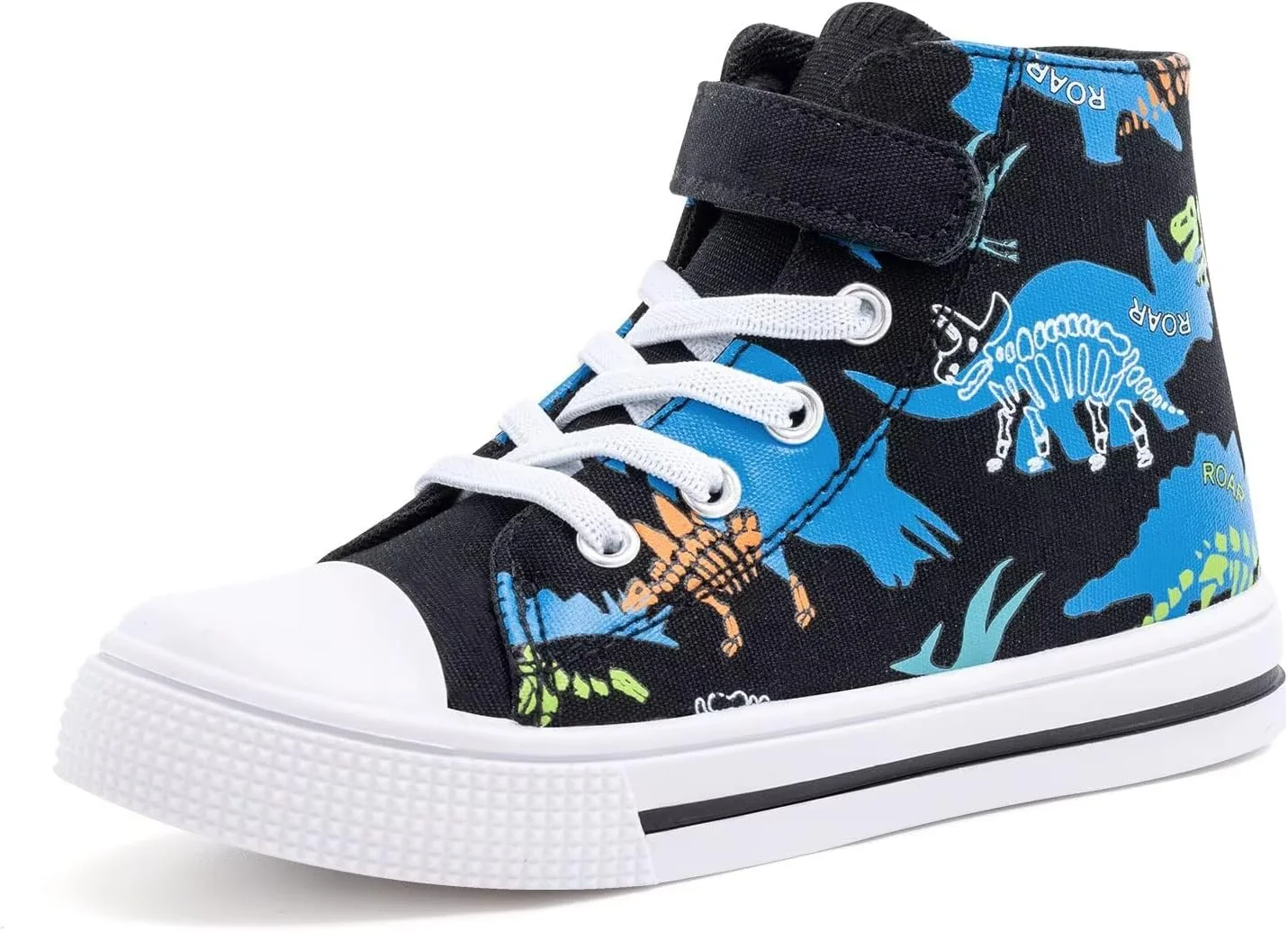 کفش‌های کتانی FUNCOO PLUS بچگانه، کفش‌های ساق بلند بوم نقاشی دخترانه پسرانه، کفش‌های غیررسمی تک جنسیتی کودکانه