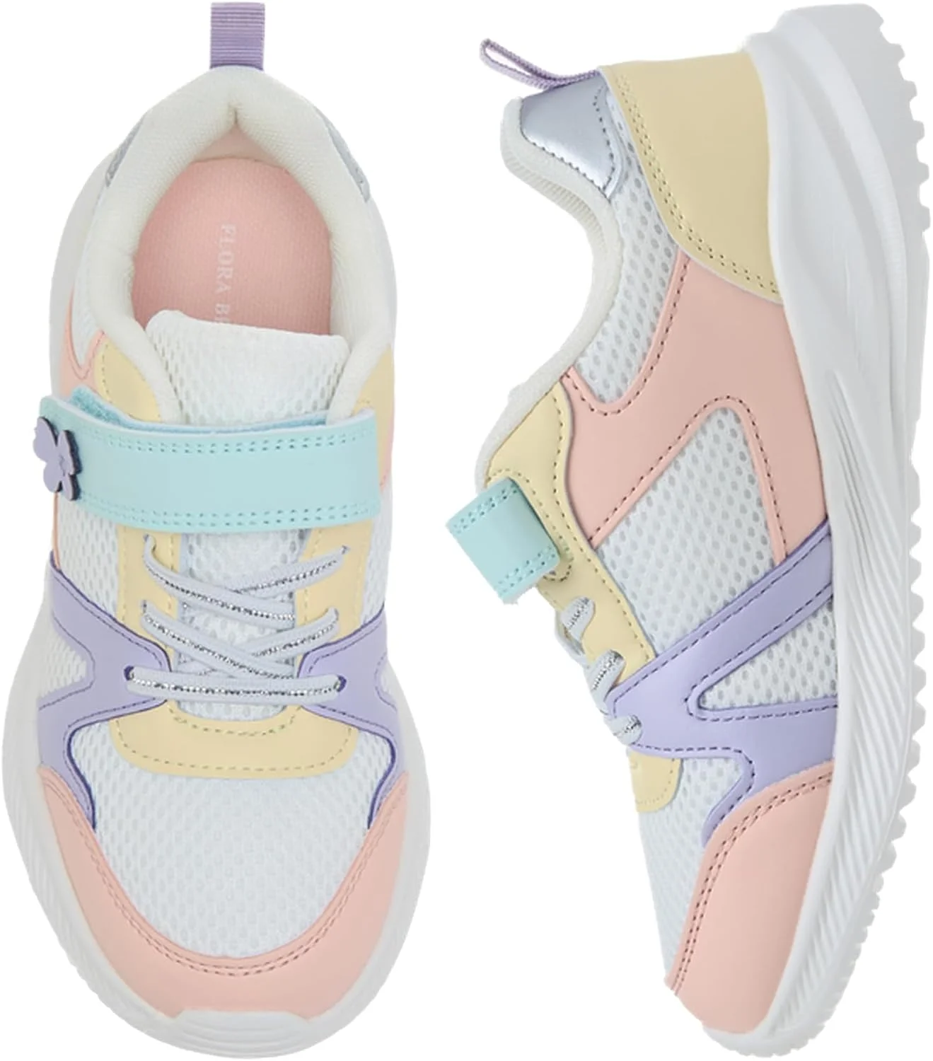 کفش ورزشی دخترانه رنگی فلورا بلا از شواکسپرس با بستن چسبی