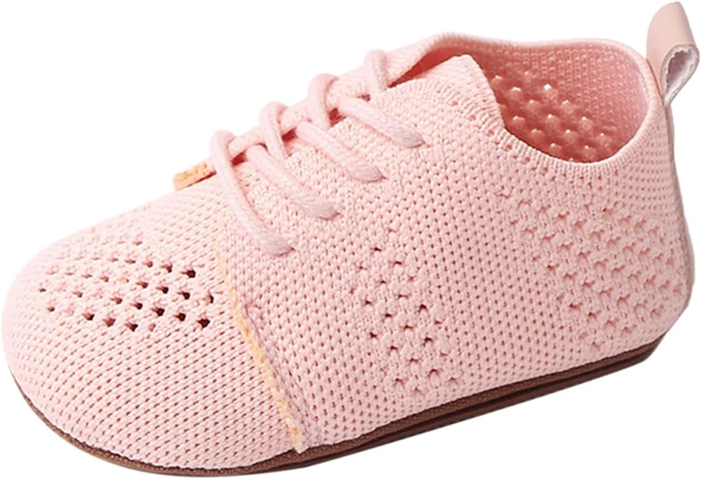 کفش‌های کتانی توری تنفسی Egmy Baby، کفش‌های ورزشی سبک وزن و غیر لغزنده با بند، مناسب پیاده‌روی و دویدن برای نوزادان