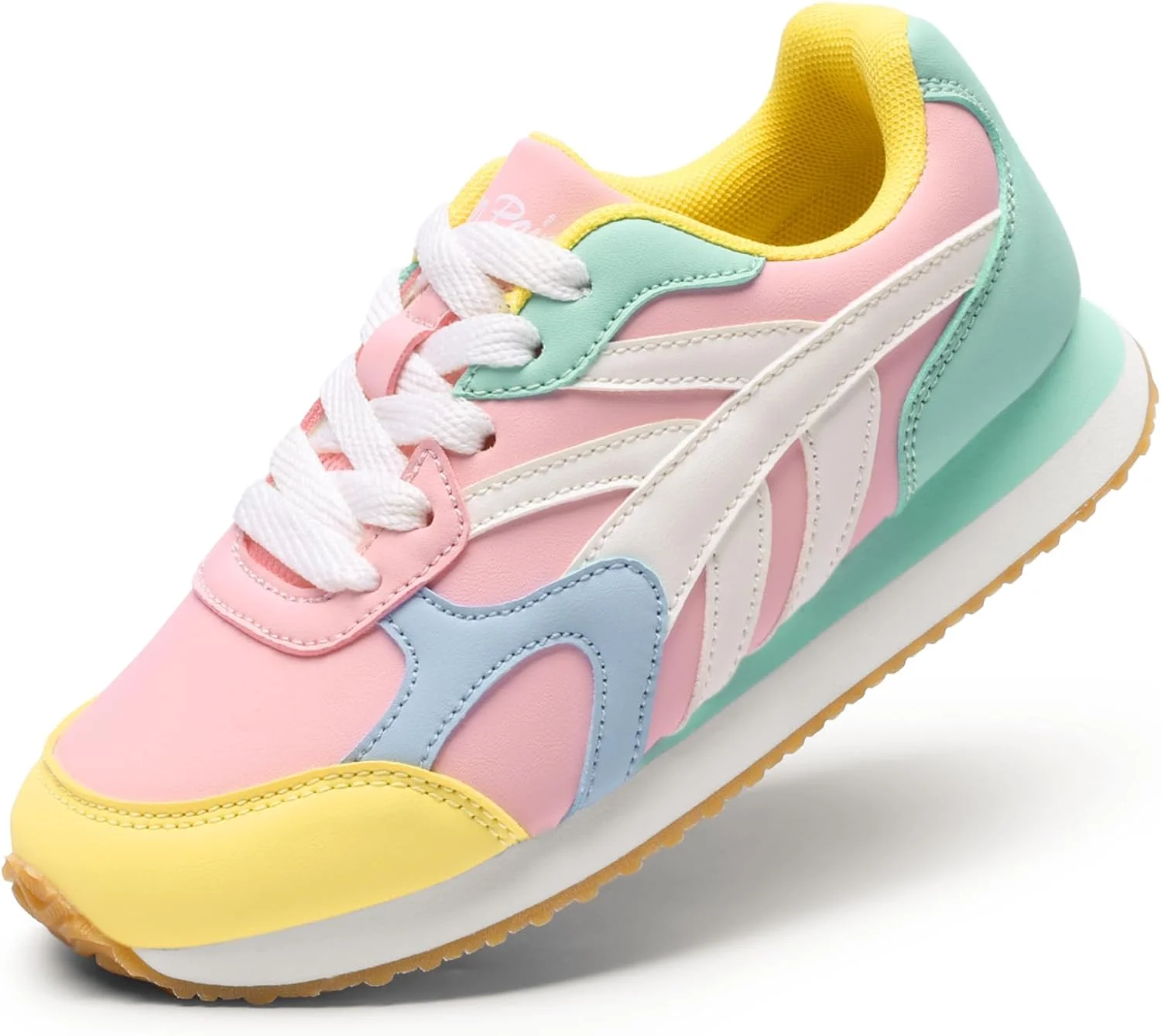 کفش ورزشی دخترانه DREAM PAIRS مدل LilLegends، بند دار، مناسب دویدن، تنیس، پیاده روی، سبک و کلاسیک برای کودکان کوچک و بزرگ