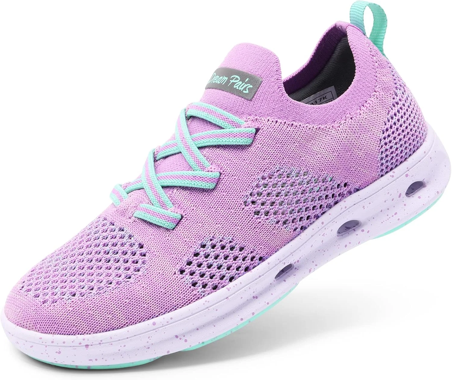 کفش‌های کتانی پسرانه و دخترانه DREAM PAIRS، کفش‌های آبی سبک وزن و سریع خشک‌شونده