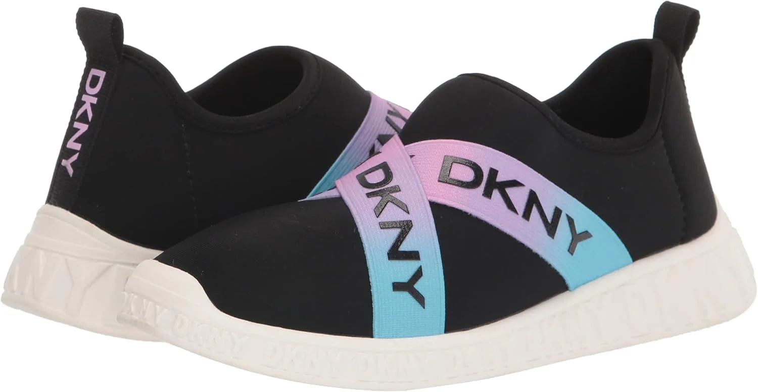 کفش اسپرت دخترانه DKNY Kids مدل Maddie Stripe (مناسب کودکان و نوجوانان) کفش اسپرت دخترانه DKNY Kids مدل Maddie Stripe (مناسب کودکان و نوجوانان)