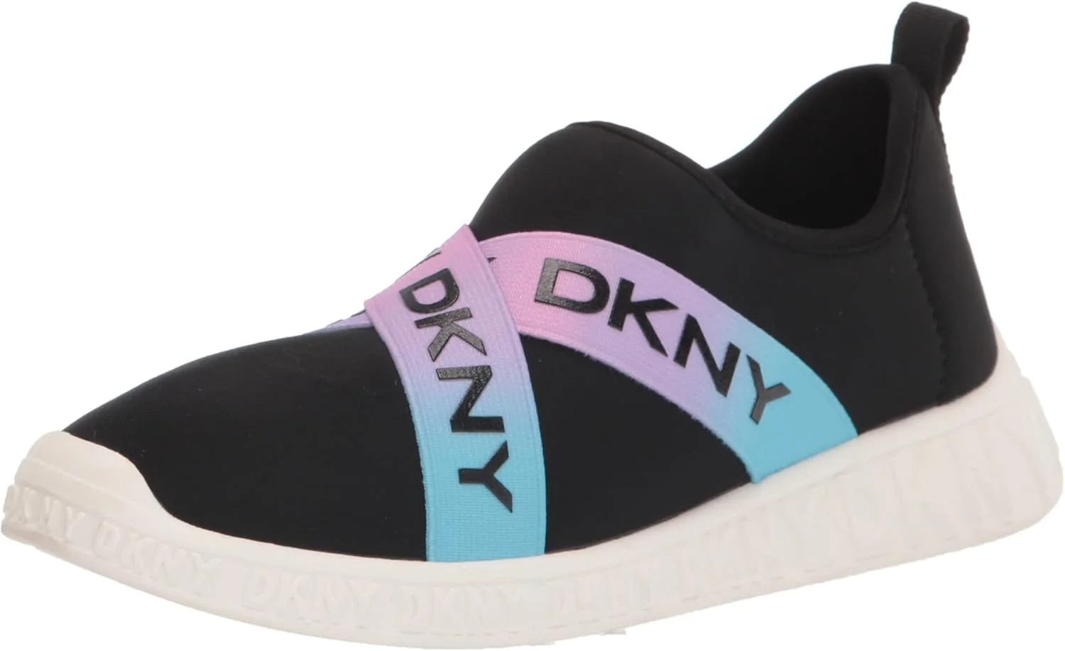 کفش کتانی دخترانه DKNY Kids Maddie Stripe (مناسب کودکان کوچک/بزرگ)