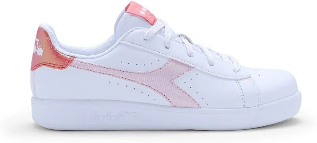 کفش ورزشی دیادورا مدل Game P GS مناسب پسران و دختران، C8899 سفید تمشک، سایز 38.5 اروپا