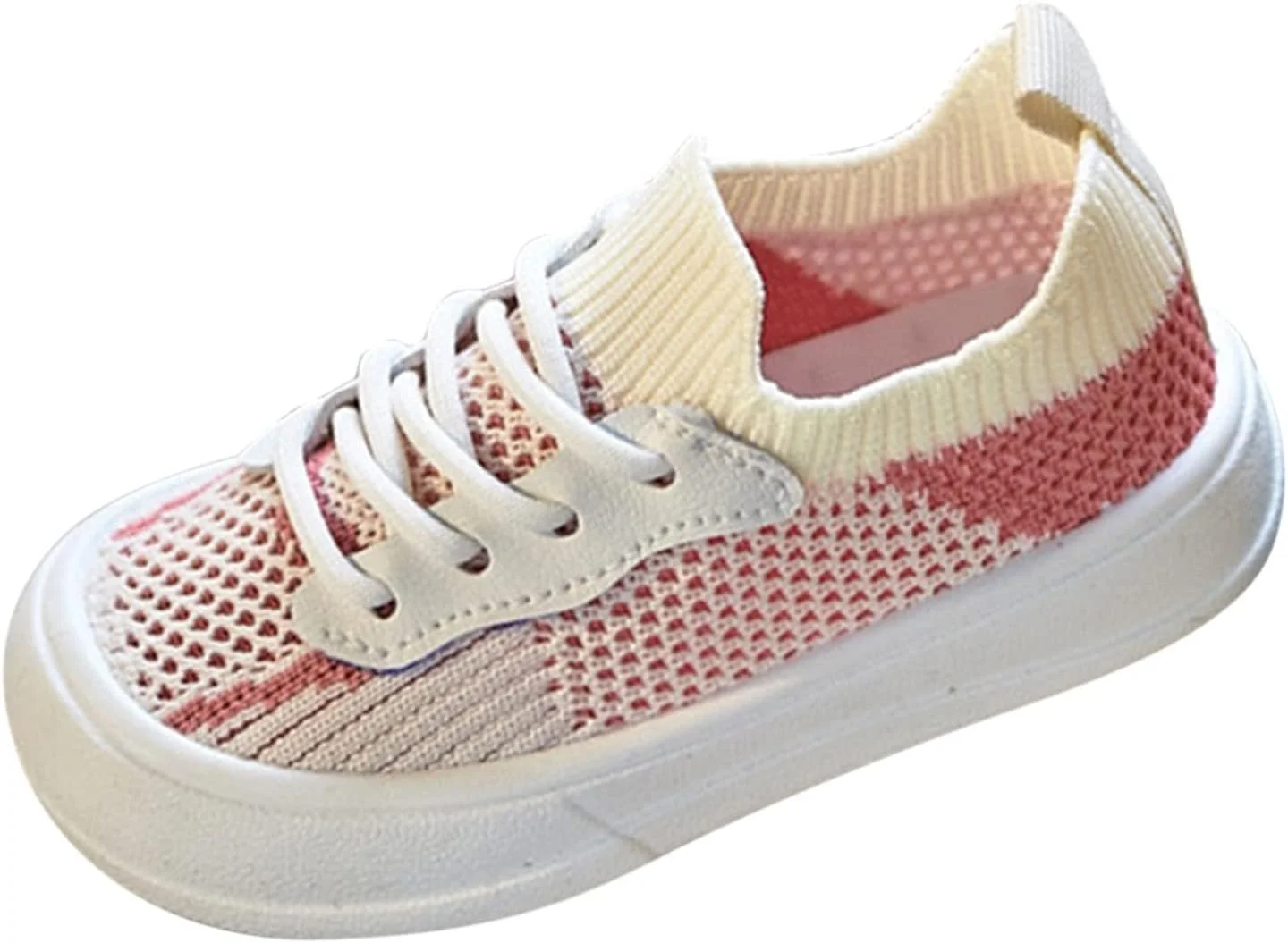 کفش های بچه گانه CsgrFagr، کفش های کتانی پسرانه و دخترانه، تنفسی، پابرهنه، مناسب دویدن/پیاده روی، کفش های تنیس با قابلیت تنظیم تنگی