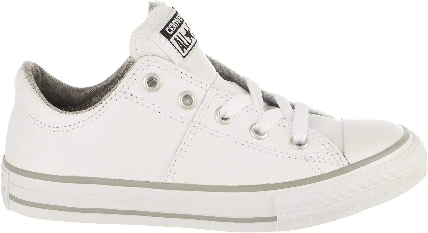 کفش کتانی کانورس پسرانه مدل Chuck Taylor Madison Ox، سفید/سفید/سفید، سایز 5.5 کفش کتانی کانورس پسرانه مدل Chuck Taylor Madison Ox، سفید/سفید/سفید، سایز 5.5