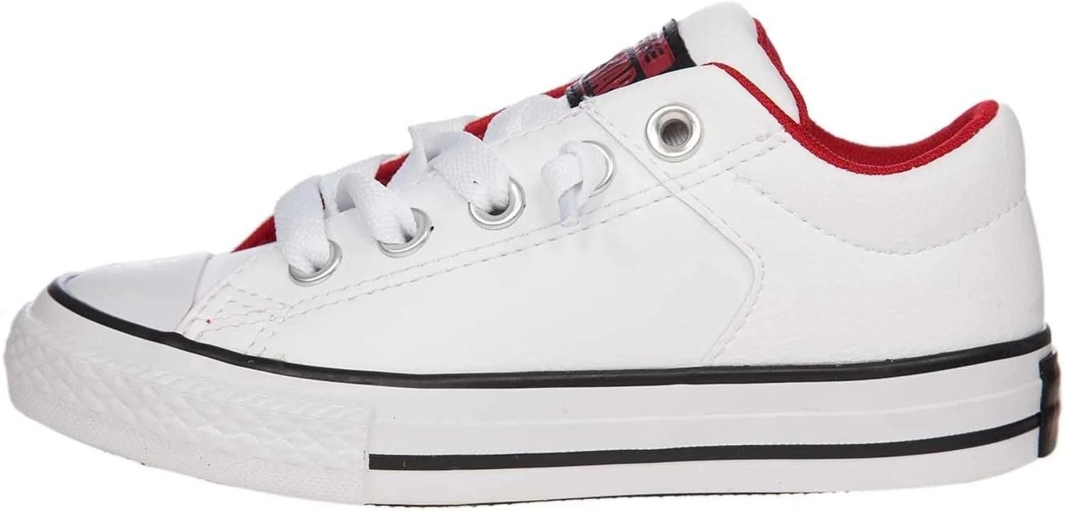 کفش کتانی چرمی کانورس پسرانه مدل Chuck Taylor High Street کفش کتانی چرمی کانورس پسرانه مدل Chuck Taylor High Street