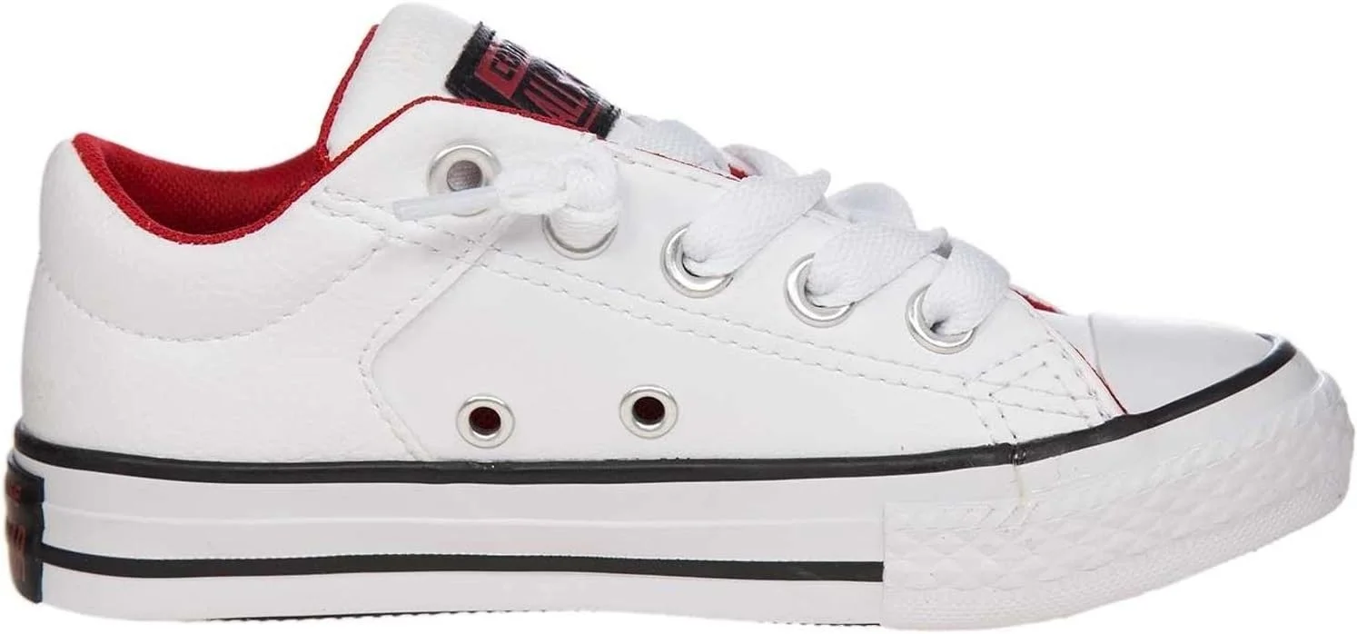کفش کتانی چرمی کانورس پسرانه مدل Chuck Taylor High Street کفش کتانی چرمی کانورس پسرانه مدل Chuck Taylor High Street
