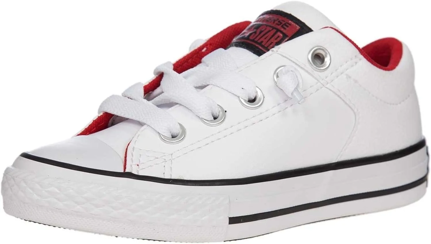 کفش کتانی چرمی کانورس پسرانه مدل Chuck Taylor High Street