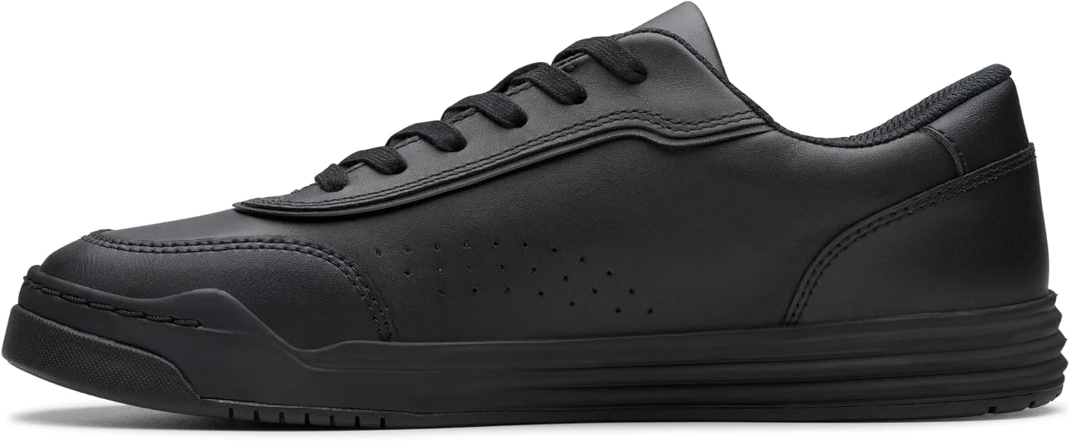 کفش چرم مشکی پسرانه کلارکس مدل 261784247