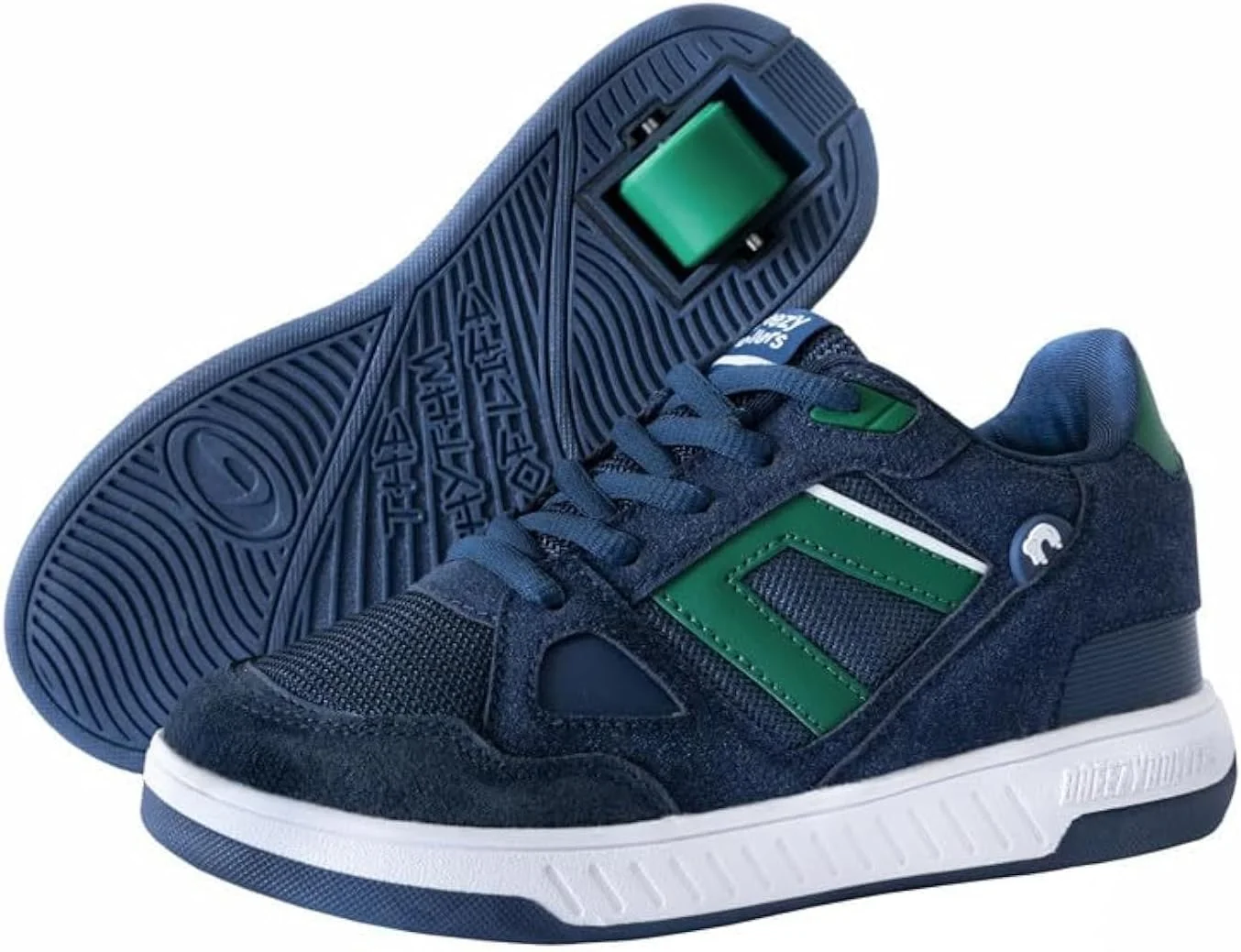 کفش های چرخدار BREEZY ROLLERS برای کودکان، کفش های اسکیت غلتکی بچه گانه، تبدیل کفش های خیابانی کودکان به اسکیت غلتکی در چند ثانیه، سیستم کلیک ثبت شده، کفش های ورزشی چرخدار برای دختران و پسران