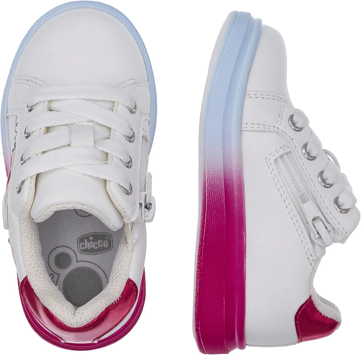 کفش نوزادی دخترانه چیکو مدل Sneaker Con Stringhe Elasticizzate کفش نوزادی دخترانه چیکو مدل Sneaker Con Stringhe Elasticizzate