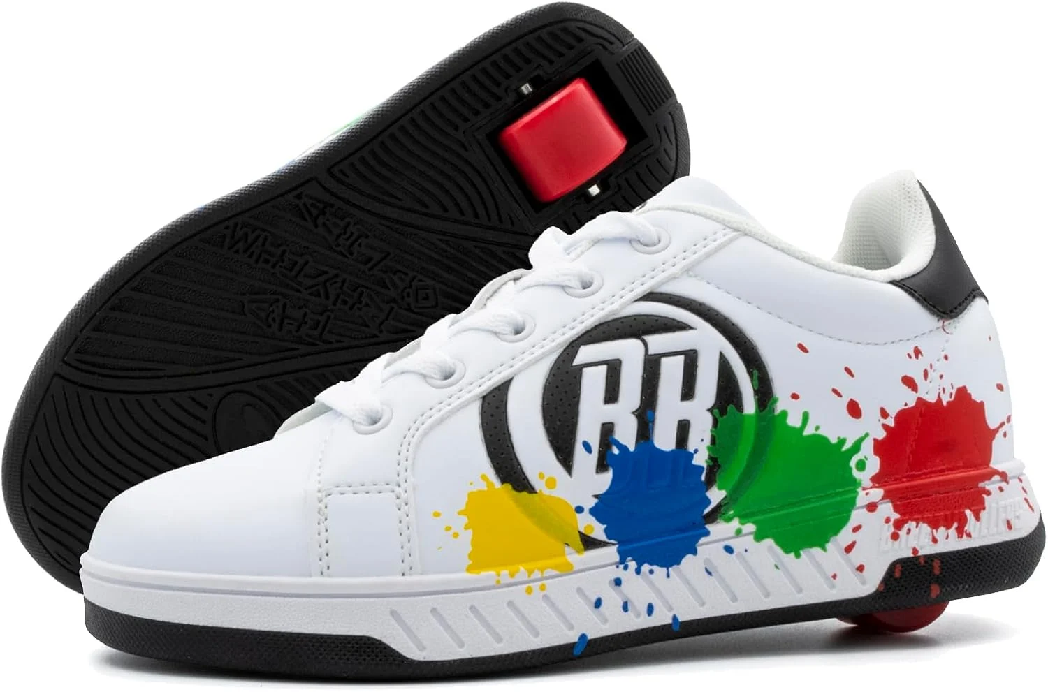 کفش‌های چرخ‌دار BREEZY ROLLERS برای کودکان، کفش‌های اسکیت غلتکی بچه‌گانه، تبدیل کفش‌های خیابانی کودکان به اسکیت غلتکی در چند ثانیه، سیستم کلیکی ثبت‌شده، کتانی چرخ‌دار برای دختران و پسران