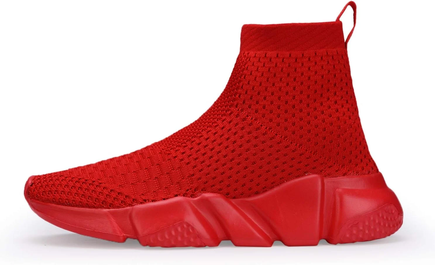 کفشهای ورزشی تنفسی پسرانه دخترانه CHUI، توری سبک وزن، پیادهروی آسان، کفشهای دویدن ورزشی لغزنده غیررسمی (بچه کوچک/بچه بزرگ)، ساق بلند قرمز، سایز 6.5 بچه بزرگ کفشهای ورزشی تنفسی پسرانه دخترانه CHUI، توری سبک وزن، پیادهروی آسان، کفشهای دویدن ورزشی لغزنده غیررسمی (بچه کوچک/بچه بزرگ)، ساق بلند قرمز، سایز 6.5 بچه بزرگ