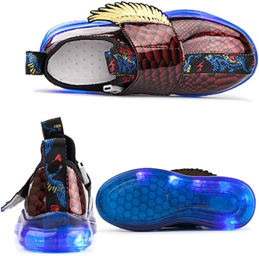 کفشهای چراغدار شارژی USB унисекс بچگانه BODOGY-DX، کفشهای کتانی چشمکزن نورانی، کفشهای ورزشی 7 رنگ، کفشهای غیررسمی نورانی چرمی تنفسی، بهترین هدیه برای پسران و دختران، قرمز، 34EU کفشهای چراغدار شارژی USB унисекс بچگانه BODOGY-DX، کفشهای کتانی چشمکزن نورانی، کفشهای ورزشی 7 رنگ، کفشهای غیررسمی نورانی چرمی تنفسی، بهترین هدیه برای پسران و دختران، قرمز، 34EU