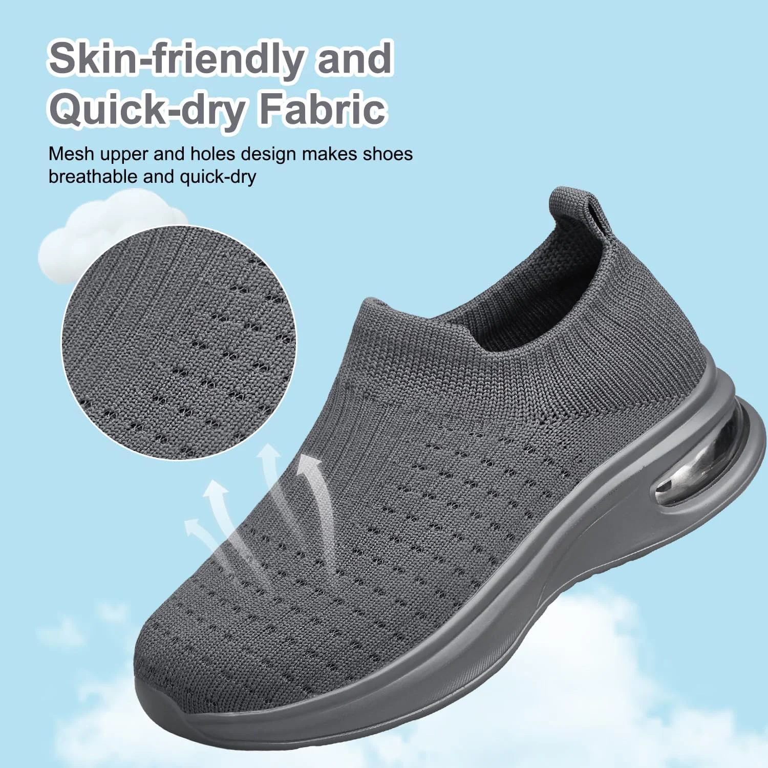 کفش جورابی پسرانه دخترانه، کفش ورزشی بچگانه، مناسب برای کودکان نوپا، کفش تنیس و پیاده روی مدرسه ای، مدل slip-on