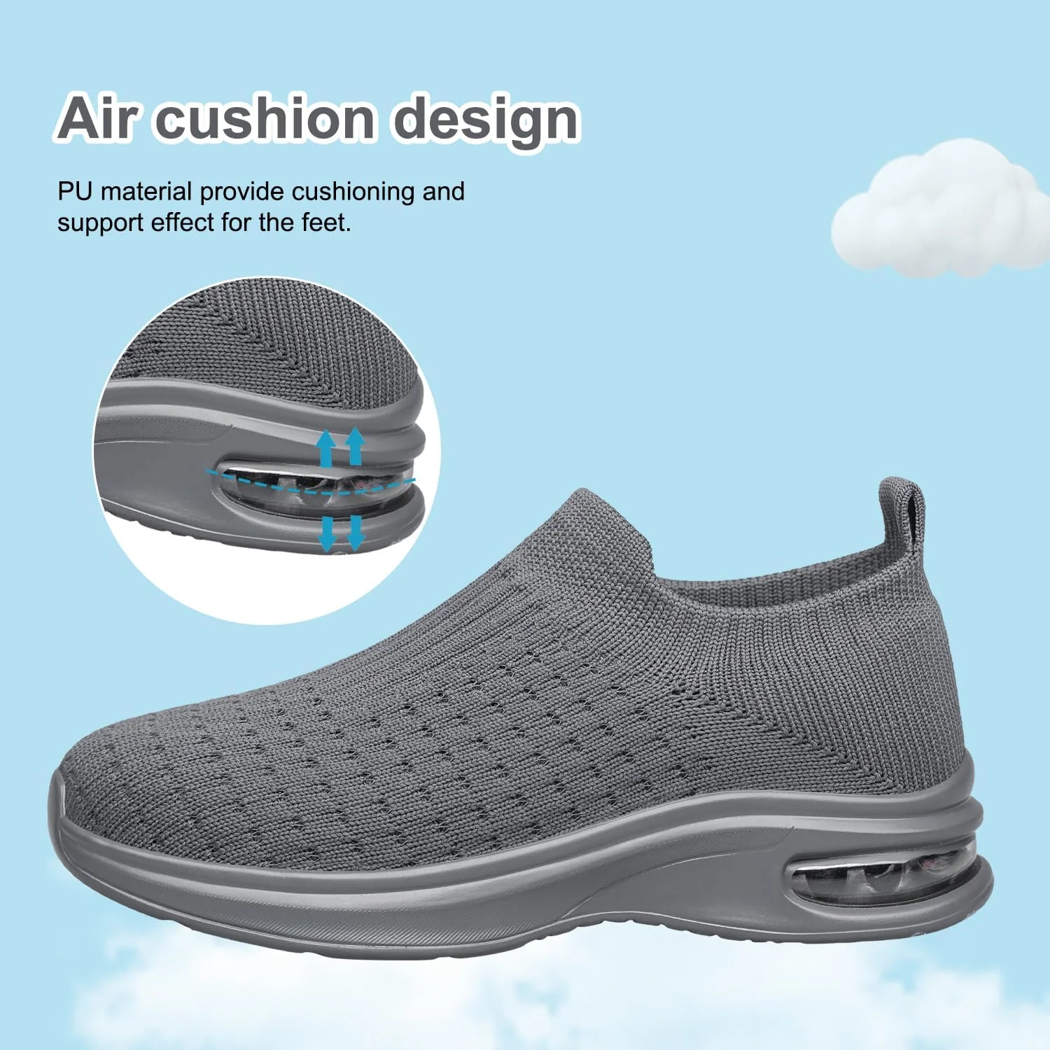 کفش جورابی پسرانه دخترانه، کفش ورزشی بچگانه، مناسب برای کودکان نوپا، کفش تنیس و پیاده روی مدرسه ای، مدل slip-on