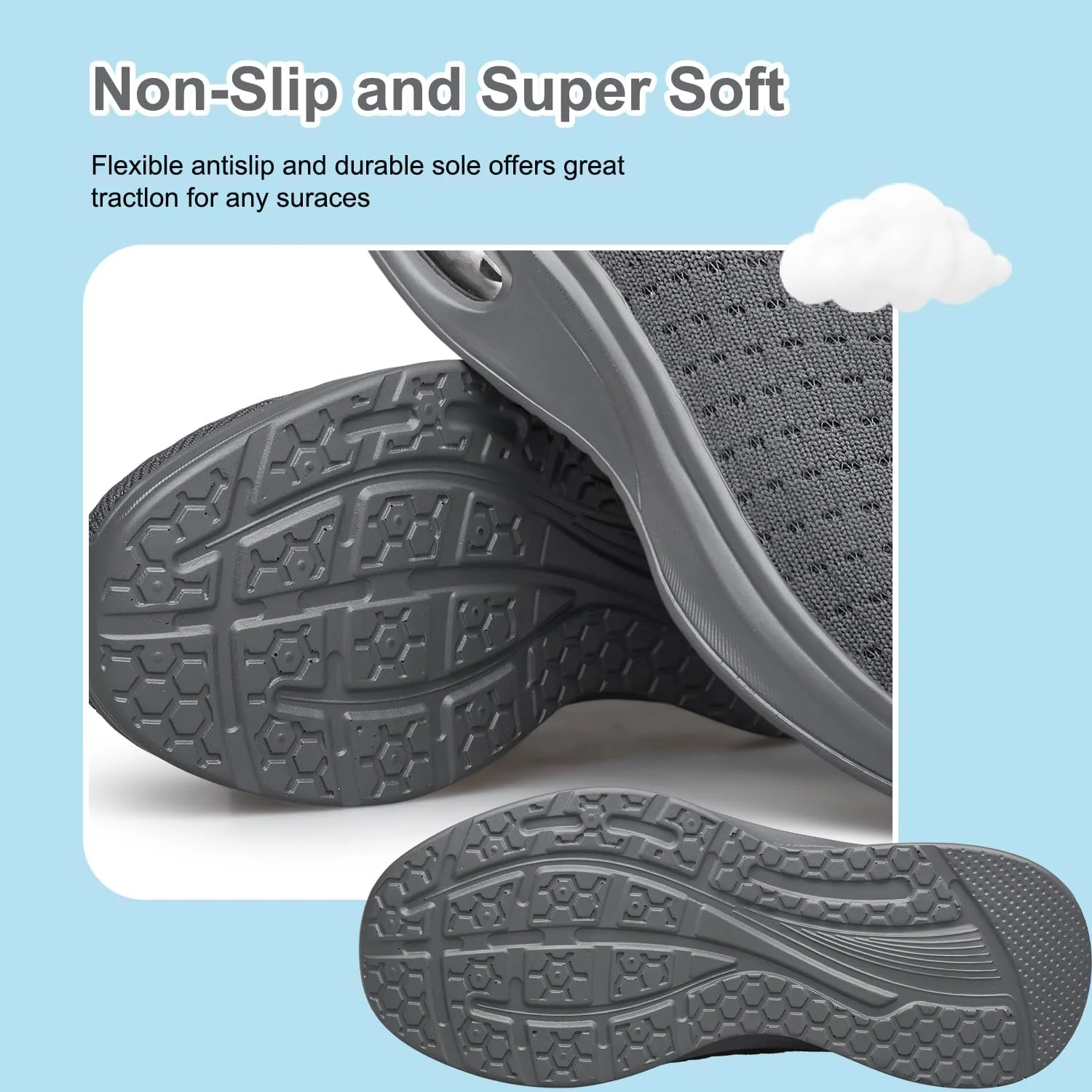 کفش جورابی پسرانه دخترانه، کفش ورزشی بچگانه، مناسب برای کودکان نوپا، کفش تنیس و پیاده روی مدرسه ای، مدل slip-on