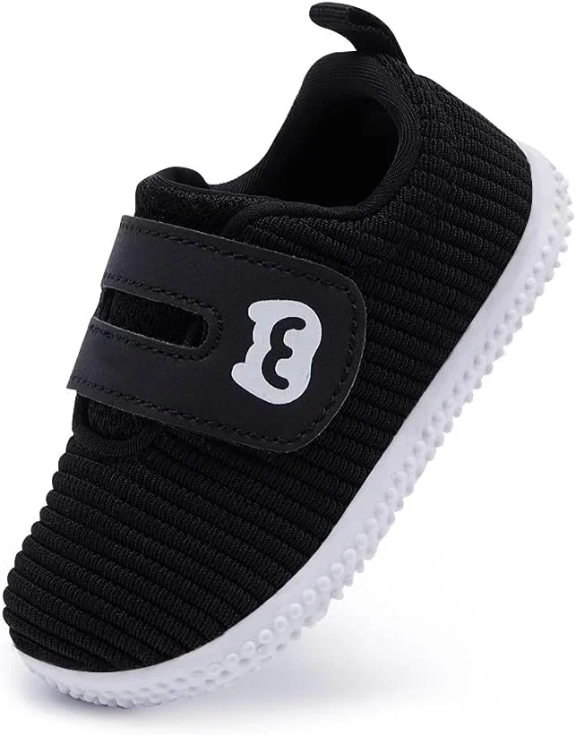 کفش‌های کتانی نوزادی BMCiTYBM دخترانه پسرانه سبک وزن توری تنفسی اولین کفش‌های پیاده‌روی 6-24 ماهه