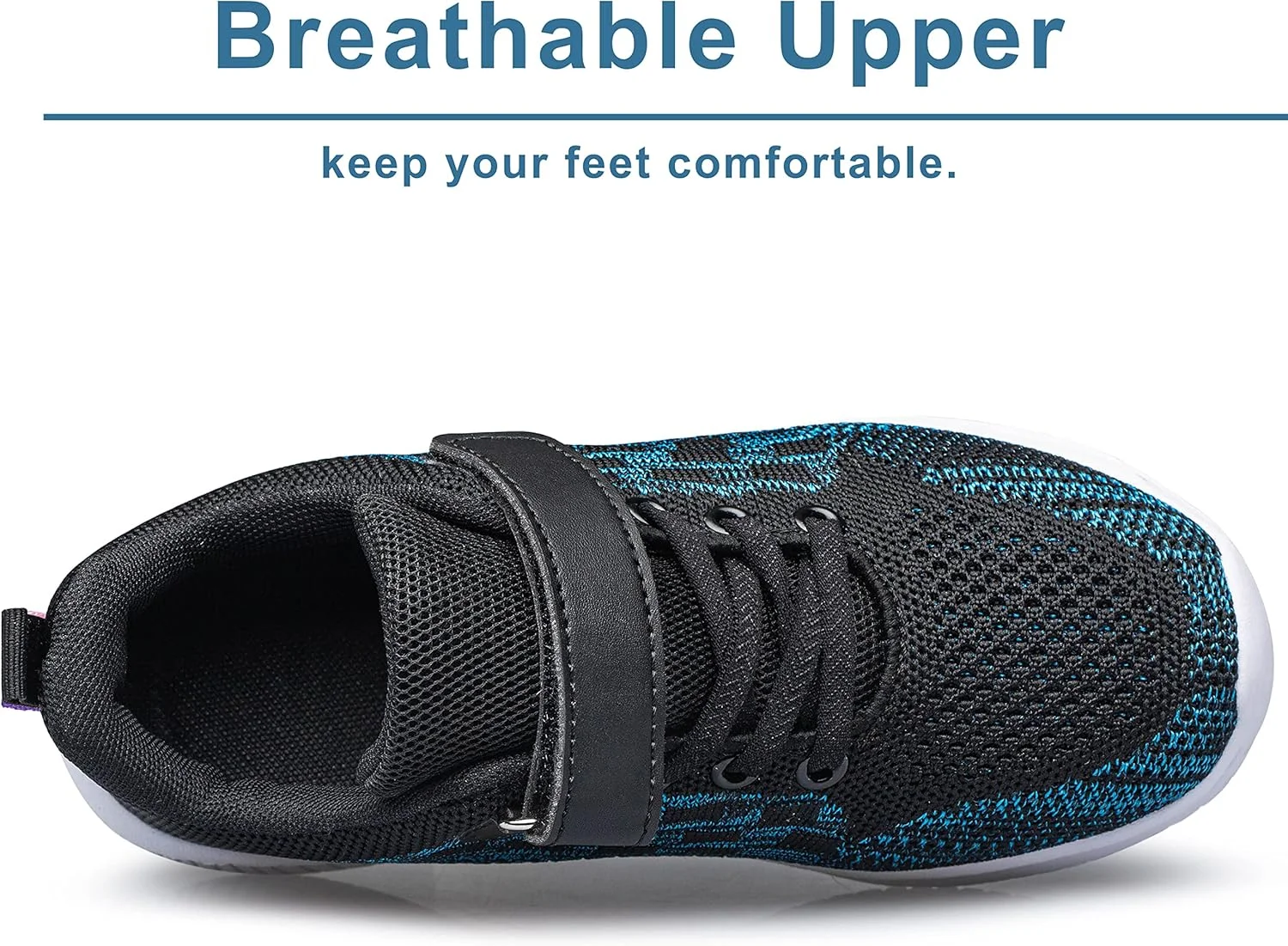 کفش‌های ورزشی پسرانه و دخترانه BNV، کفش‌های سبک وزن و تنفسی مناسب دویدن، تنیس و فیتنس برای کودکان نوپا، کودکان کوچک و کودکان بزرگ