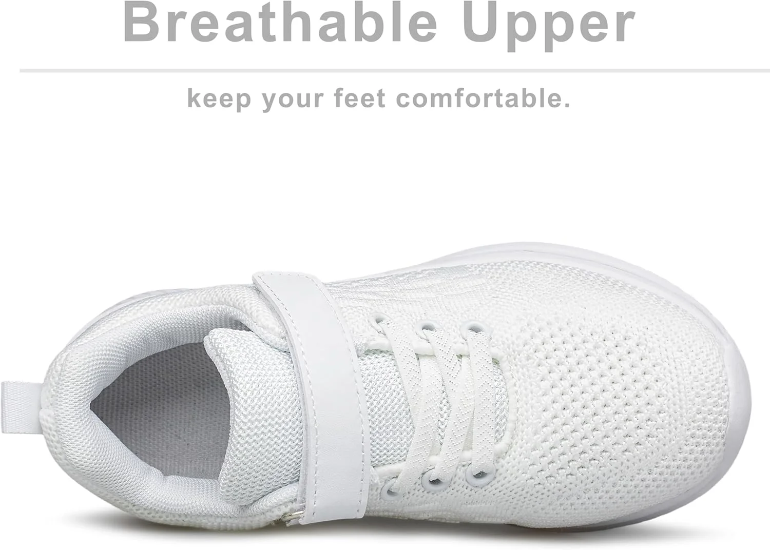 کفش‌های ورزشی پسرانه و دخترانه BNV، کفش‌های سبک وزن و تنفسی مناسب دویدن، تنیس و فیتنس برای کودکان نوپا، کودکان کوچک و کودکان بزرگ