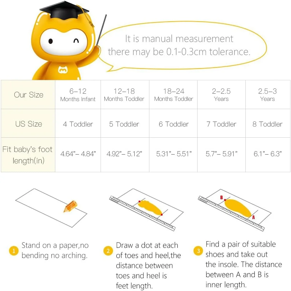کفش‌های کتانی نوزادی BMCiTYBM دخترانه پسرانه سبک وزن توری تنفسی اولین کفش‌های پیاده‌روی 6-24 ماهه