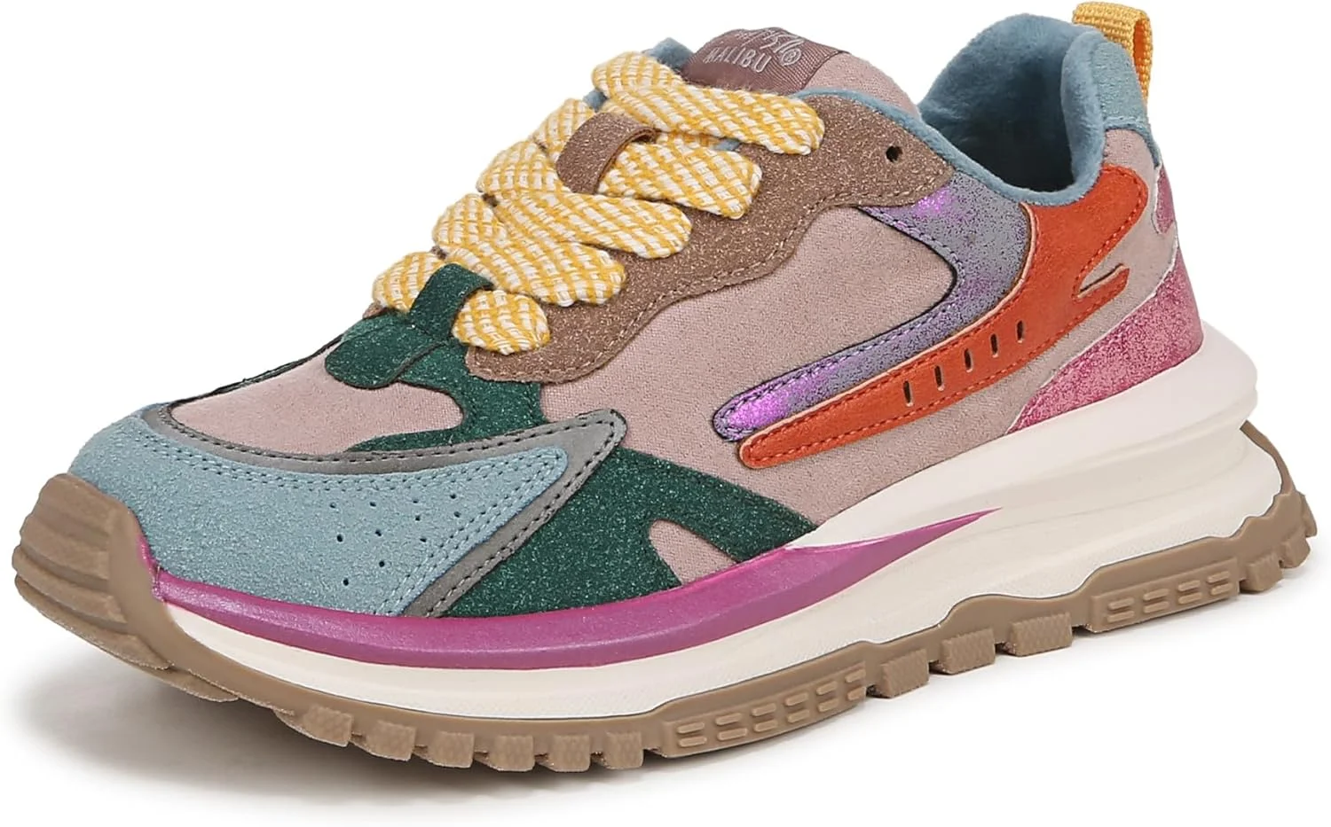 کفش کتانی دخترانه بچگانه Blowfish Malibu مدل Leo Kids Trendy رنگ Mauve Multi سایز 13 M