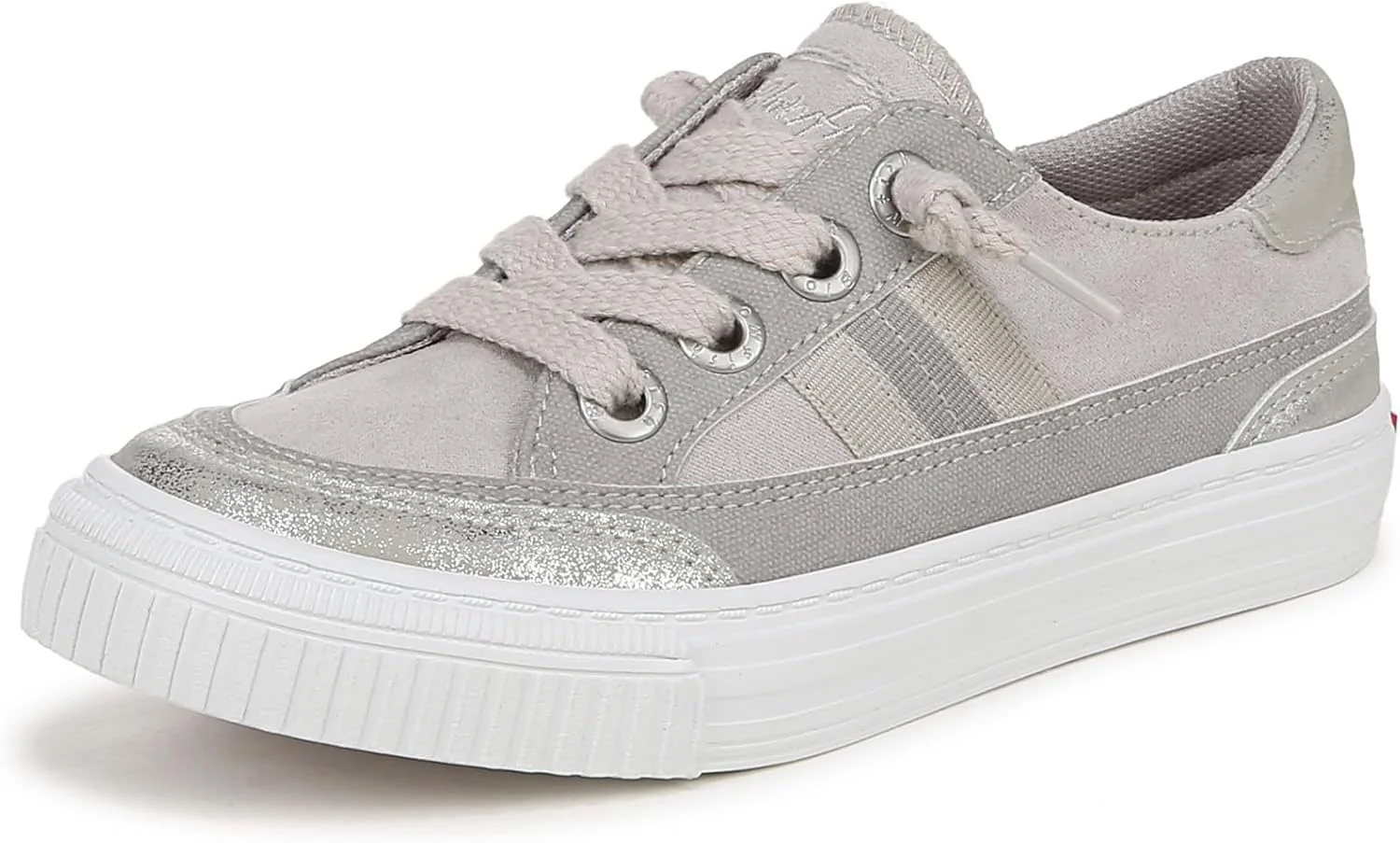 کفش اسنیکر دخترانه بچگانه بلوفیش مالیبو مدل Alex Slip On نقره ای سایز 11 M
