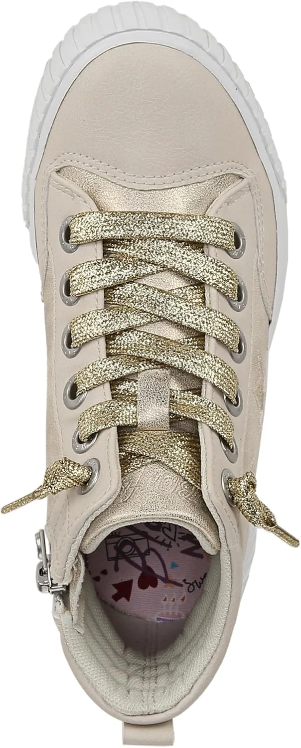 کفش کتانی ساق بلند دخترانه Blowfish Malibu Youth Girls Wanderland Cream سایز 5