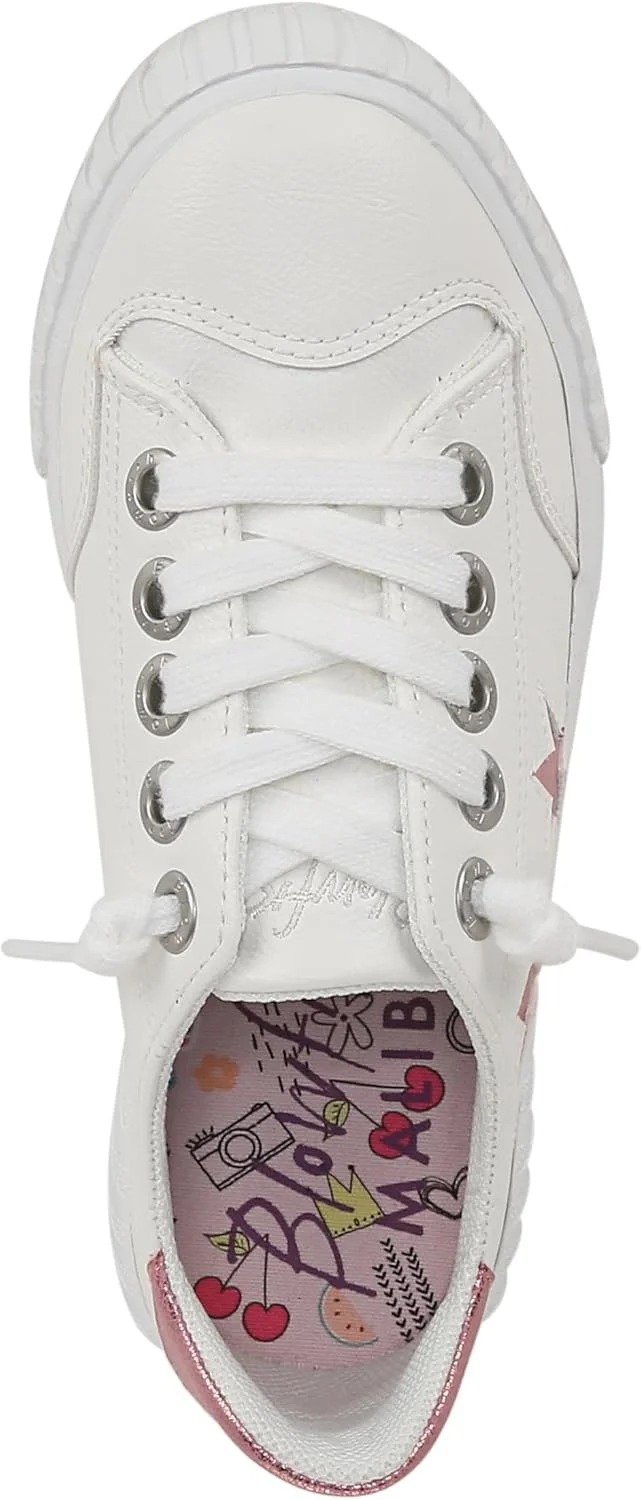 کفش کتانی فشن دخترانه بچه گانه Blowfish Malibu Youth Girls Wander سفید/صورتی سایز 5 کفش کتانی فشن دخترانه بچه گانه Blowfish Malibu Youth Girls Wander سفید/صورتی سایز 5