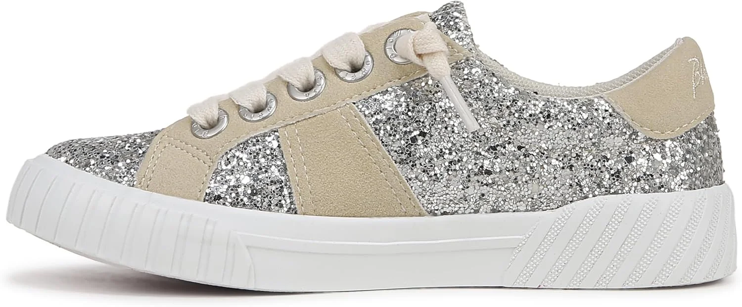 کفش اسپرت دخترانه بچه گانه Blowfish Malibu Youth Girls Wave مدل Sparkle رنگ نقره ای اکلیلی سایز 12 M کفش اسپرت دخترانه بچه گانه Blowfish Malibu Youth Girls Wave مدل Sparkle رنگ نقره ای اکلیلی سایز 12 M