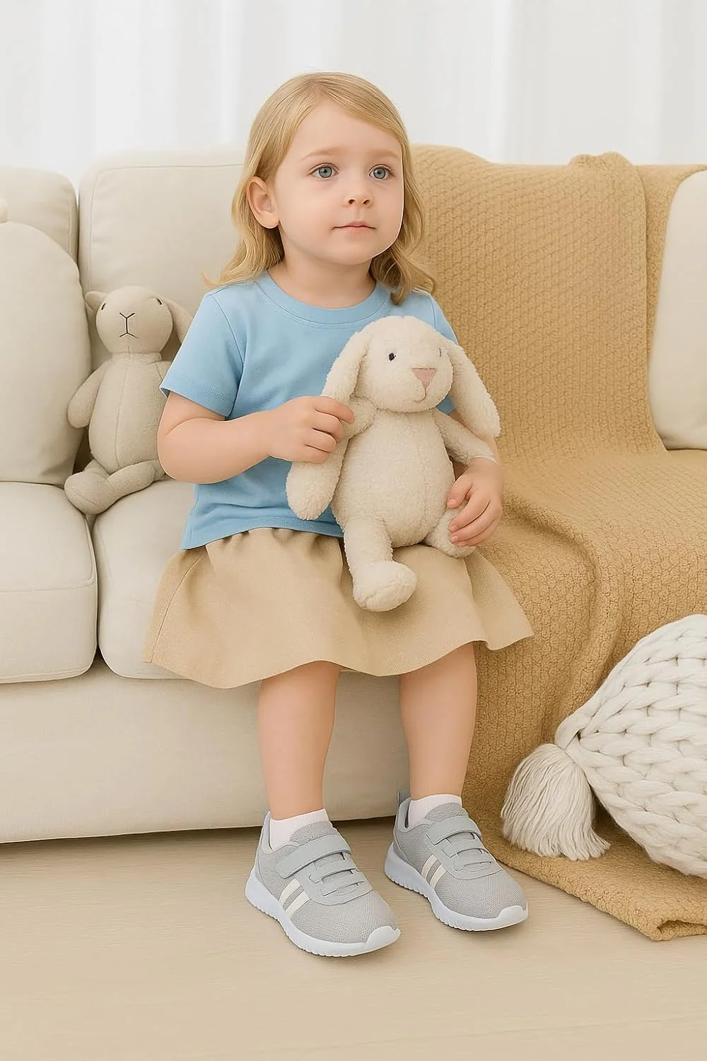 کفشهای کتانی مد روز تنفسی مناسب پیادهروی و دویدن پسرانه و دخترانه کودک نوپا Bless Children کفشهای کتانی مد روز تنفسی مناسب پیادهروی و دویدن پسرانه و دخترانه کودک نوپا Bless Children