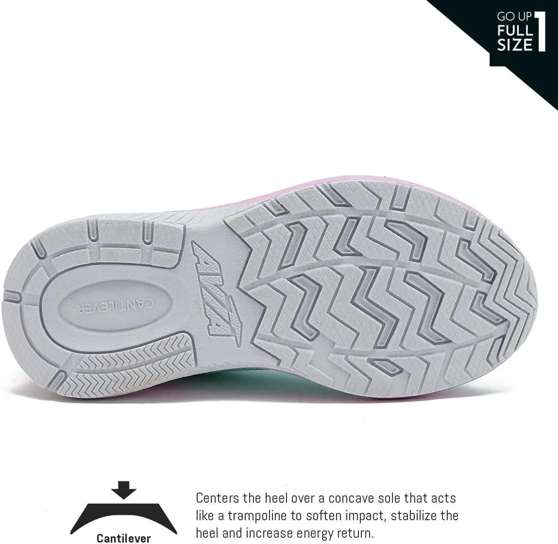 کفش‌های ورزشی دخترانه Avia Avi Factor Slip On - کفش‌های تنیس سبک وزن، ورزشی، دویدن برای دختران - سایزهای 11 تا 6 برای کودکان نوپا، کودکان کوچک و کودکان بزرگ