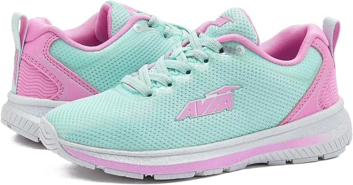 کفش‌های ورزشی دخترانه Avia Avi Factor Slip On - کفش‌های تنیس سبک وزن، ورزشی، دویدن برای دختران - سایزهای 11 تا 6 برای کودکان نوپا، کودکان کوچک و کودکان بزرگ