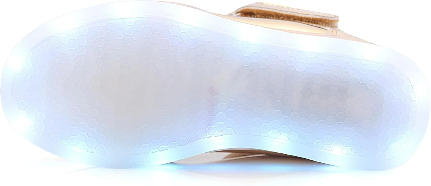 کفش های چراغ دار LED بچه گانه APTESOL، ساق بلند، خنک، شارژی USB، کتانی چشمک زن برای پسران و دختران کودکانه