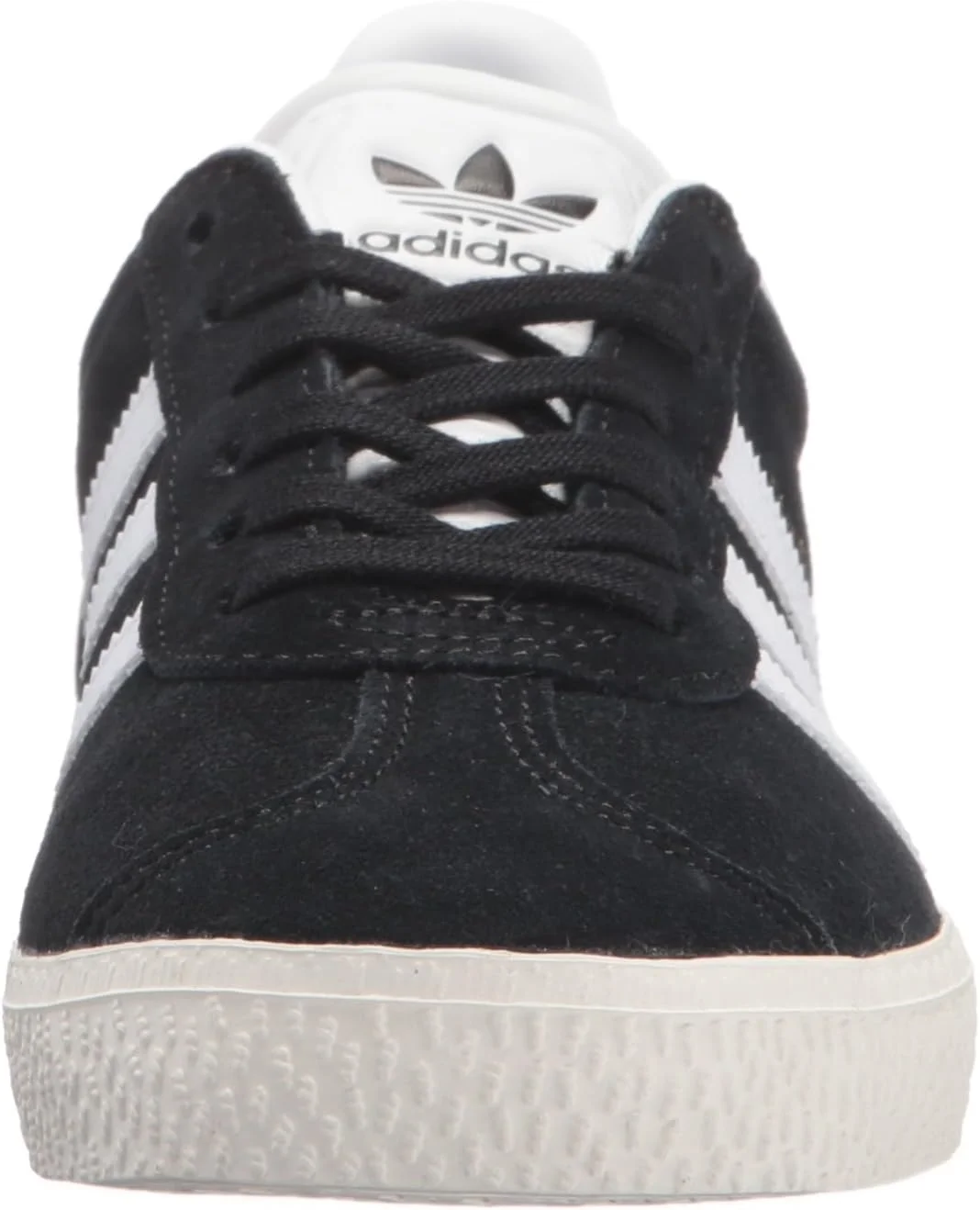 کفش ورزشی پسرانه آدیداس اورجینال مدل Gazelle C، مشکی/سفید/طلایی متالیک، سایز 13.5 متوسط ​​آمریکایی کودکانه