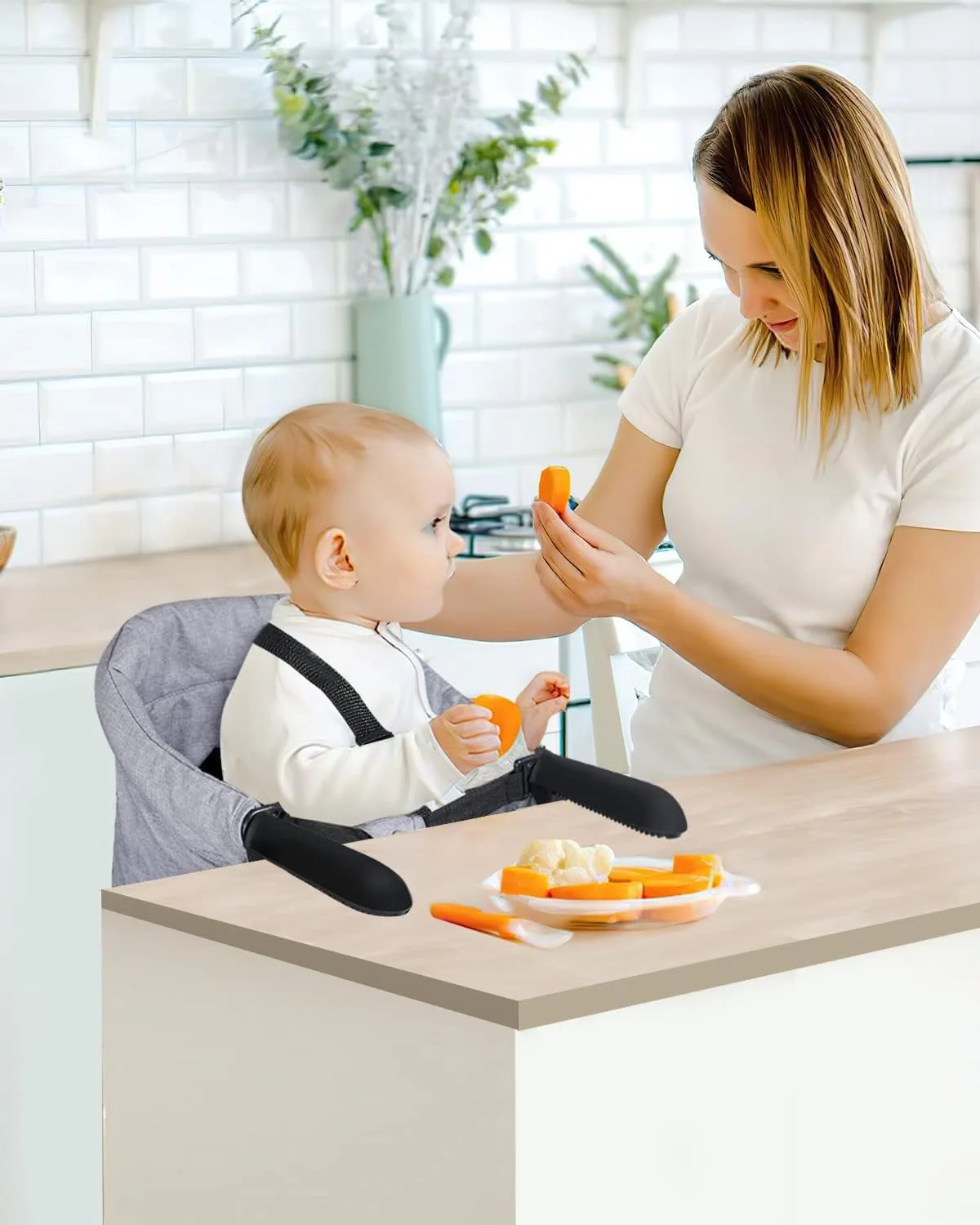 Hcosmy Hook On High Chair for Baby, High Chair That Attaches to Table - Baby & Toddler Booster Seat for Dining Table, Portable High Chair for Travel, Portable Baby Chair for Eating Hcosmy Hook On High Chair for Baby, High Chair That Attaches to Table - Baby & Toddler Booster Seat for Dining Table, Portable High Chair for Travel, Portable Baby Chair for Eating