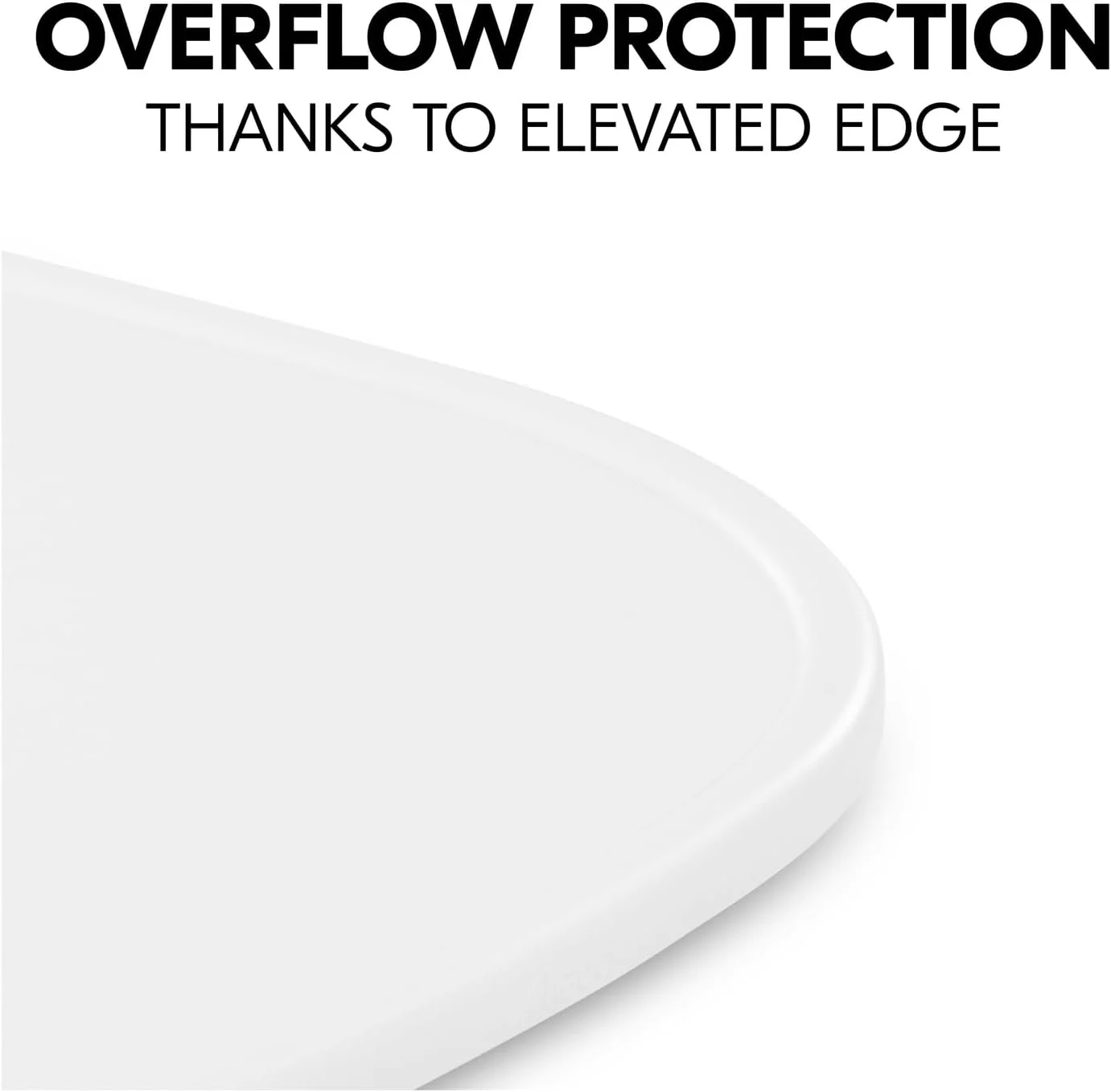 سینی کلیکی هاوک Alpha+، سفید - نصب و جدا سازی در چند ثانیه، سینی بزرگ پلاستیکی صندلی غذاخوری، تمیز کردن آسان