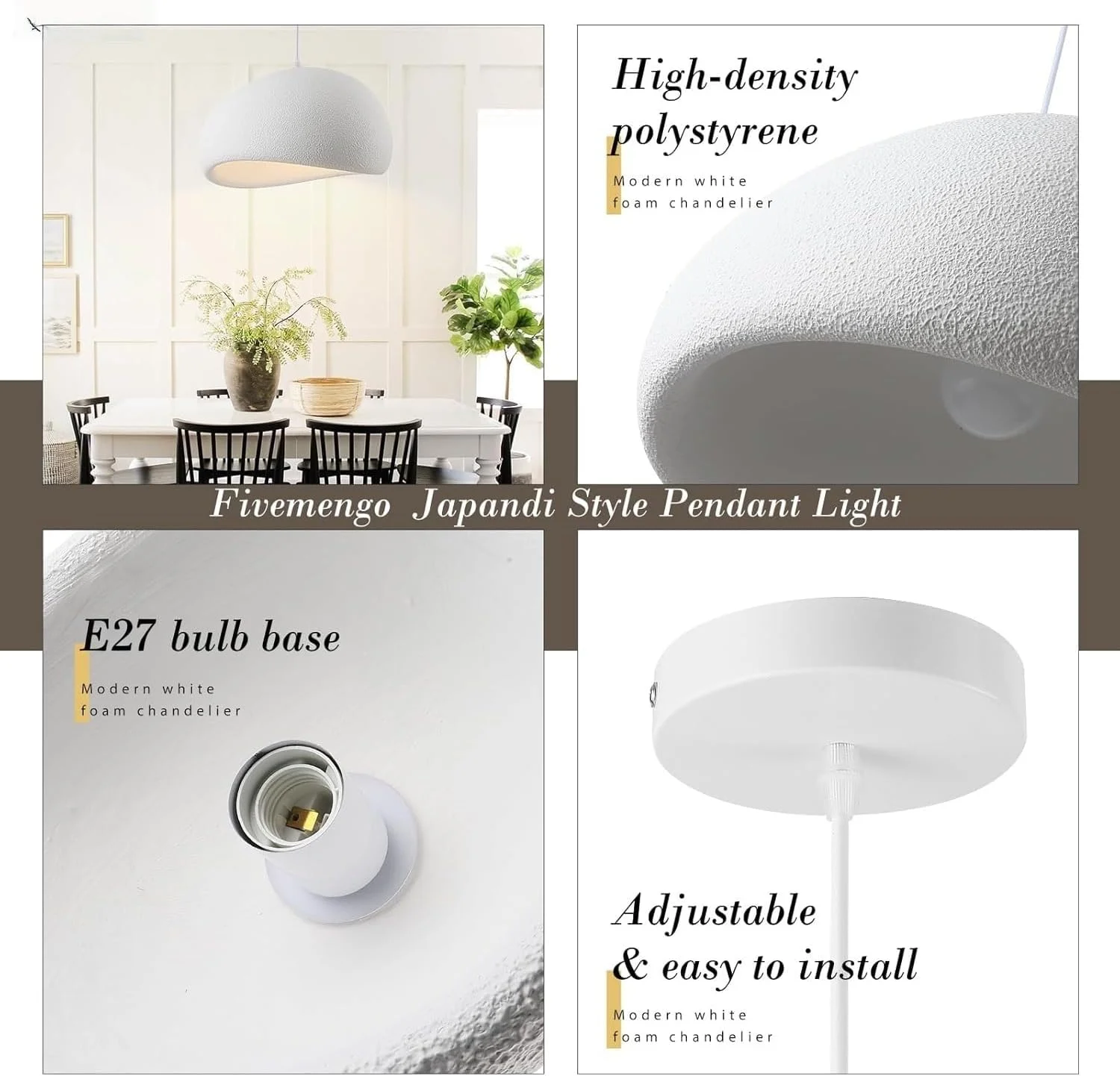 چراغ آویز مدرن HUA QIANG WANG با پایه E27، چراغ آویز ژاپنی به سبک Wabi-sabi، لوستر طرح لانه پرنده برای اتاق خواب، اتاق نشیمن، اتاق غذاخوری، جزیره آشپزخانه (40 سانتی متر / 15.7 اینچ) چراغ آویز مدرن HUA QIANG WANG با پایه E27، چراغ آویز ژاپنی به سبک Wabi-sabi، لوستر طرح لانه پرنده برای اتاق خواب، اتاق نشیمن، اتاق غذاخوری، جزیره آشپزخانه (40 سانتی متر / 15.7 اینچ)