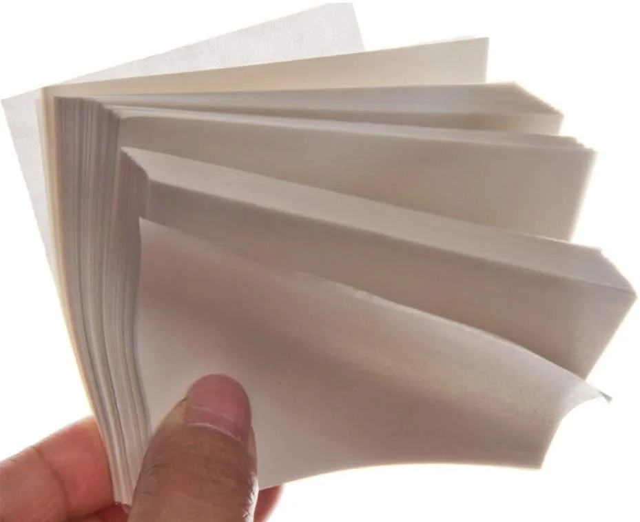 کاغذ توزین Rebrisbol بسته 500 عددی، 3.5 x 3.5 اینچ، کاغذ توزین نمونه آزمایشگاهی، نچسب و غیر جاذب، براق برای انتقال نمونه های اندازه گیری ترازو