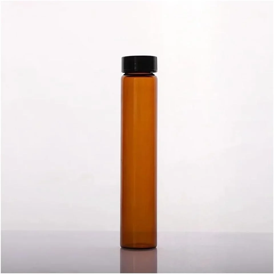 تجهیزات آزمایشگاهی: بطری شیشه ای کهربایی 2 تا 60 میلی لیتری برای نمونه برداری و نگهداری معرف های آزمایشگاهی (30 میلی لیتر، 10 عدد)