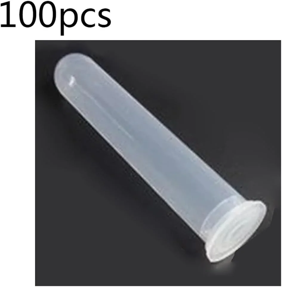 تجهیزات آزمایشگاهی 100 عدد درب پلاستیکی لوله سانتریفیوژ 20 میلی لیتر برای آماده سازی نمونه آزمایشگاهی