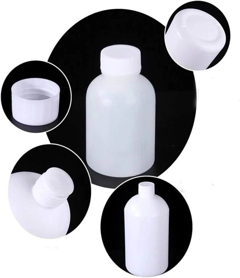 تجهیزات آزمایشگاهی: بطری پلاستیکی دهان باریک 50-100 میلی لیتری برای معرف و نمونه با درب داخلی (250 میلی لیتر، 20 عدد) تجهیزات آزمایشگاهی: بطری پلاستیکی دهان باریک 50-100 میلی لیتری برای معرف و نمونه با درب داخلی (250 میلی لیتر، 20 عدد)