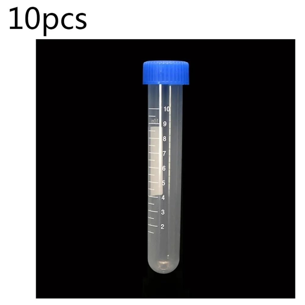 ظروف شیشه ای آزمایشگاهی، 10 عدد لوله آزمایشگاهی 10 میلی لیتری با درب پیچی، ظرف نمونه، بطری معرف تجزیه و تحلیل ظروف شیشه ای آزمایشگاهی، 10 عدد لوله آزمایشگاهی 10 میلی لیتری با درب پیچی، ظرف نمونه، بطری معرف تجزیه و تحلیل