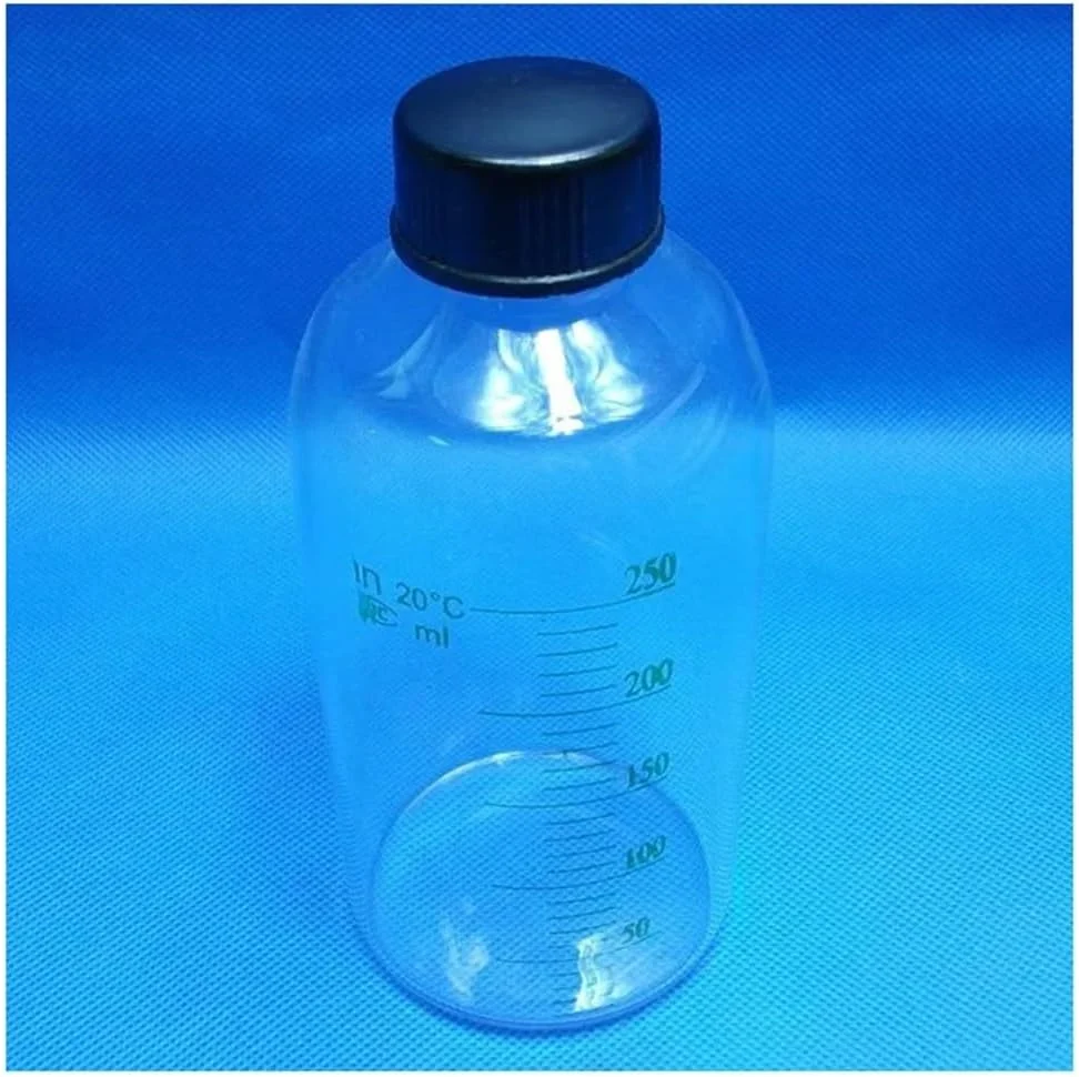 تجهیزات آزمایشگاهی: بطری های نمونه مدرج شیشه ای 250 میلی لیتری، 10 عدد در هر بسته، بطری سرم، ظروف شیشه ای تجهیزات آزمایشگاهی: بطری های نمونه مدرج شیشه ای 250 میلی لیتری، 10 عدد در هر بسته، بطری سرم، ظروف شیشه ای