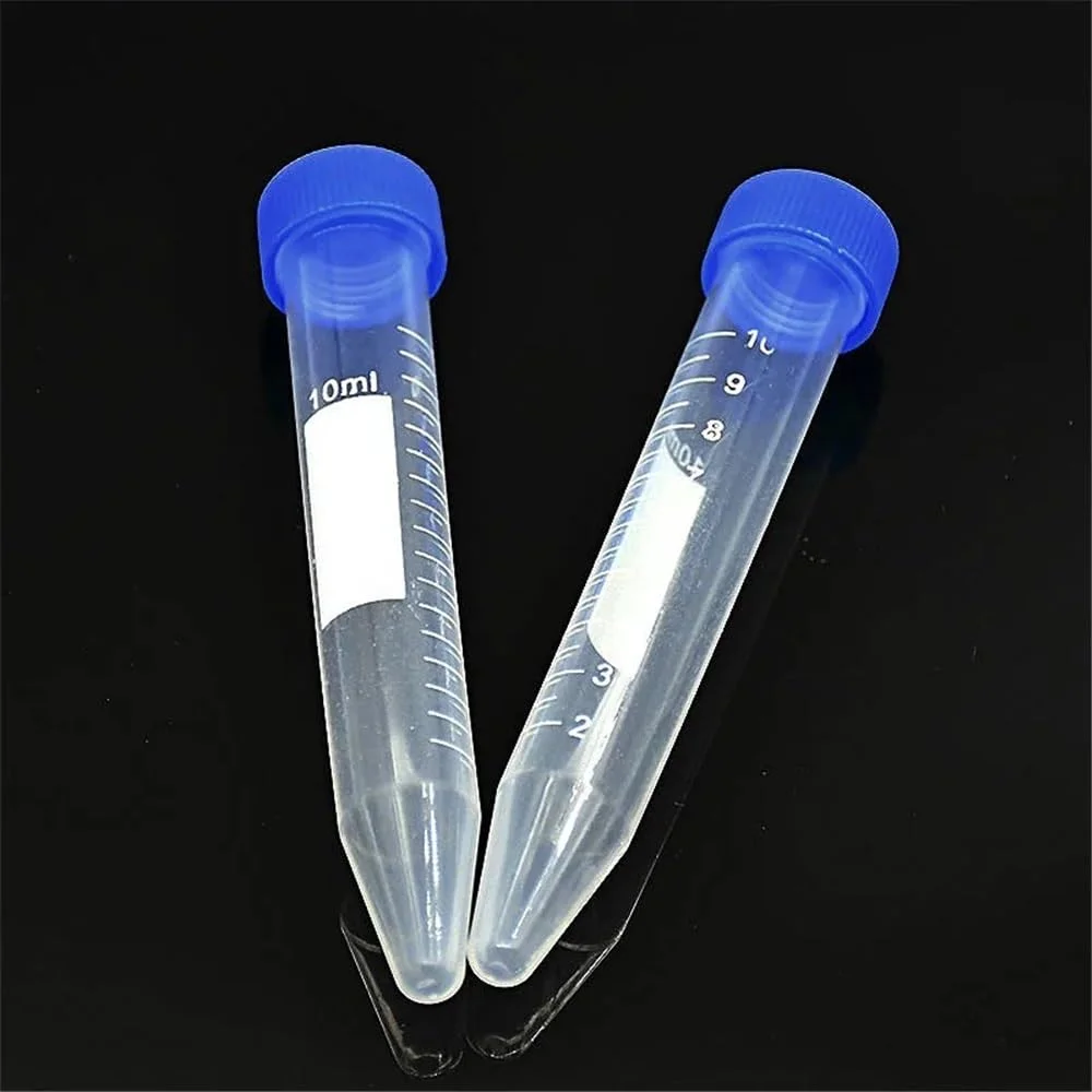 لوازم آزمایشگاهی شیشه ای 100 عدد در بسته لوله سانتریفیوژ 10 میلی لیتری لوله پلاستیکی با مقیاس شفاف نوک ته لوله نمونه با پوشش پیچی لوازم آزمایشگاهی شیشه ای 100 عدد در بسته لوله سانتریفیوژ 10 میلی لیتری لوله پلاستیکی با مقیاس شفاف نوک ته لوله نمونه با پوشش پیچی