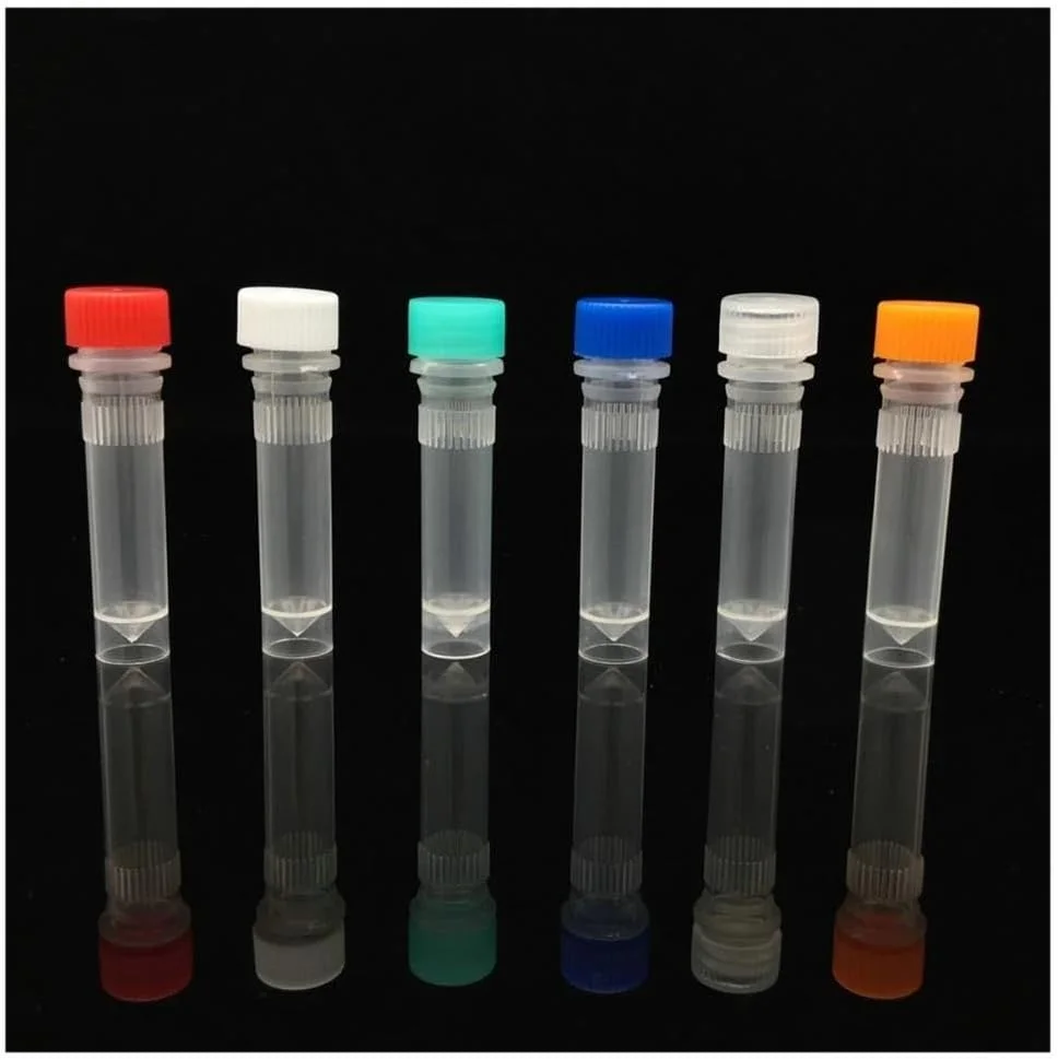 تجهیزات آزمایشگاهی 500 عدد لوله پلاستیکی 1.5 میلی لیتری ته صاف ویال کرایو لوله سانتریفیوژ با واشر تجهیزات آزمایشگاهی 500 عدد لوله پلاستیکی 1.5 میلی لیتری ته صاف ویال کرایو لوله سانتریفیوژ با واشر