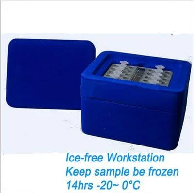 ایستگاه کاری یخ کارآمد آزمایشگاهی GHQERTY برای نگهداری نمونه ها تا 14 ساعت در دمای 20- تا 0 درجه سانتیگراد. تجهیزات تبرید آزمایشگاهی ایستگاه کاری یخ کارآمد آزمایشگاهی GHQERTY برای نگهداری نمونه ها تا 14 ساعت در دمای 20- تا 0 درجه سانتیگراد. تجهیزات تبرید آزمایشگاهی