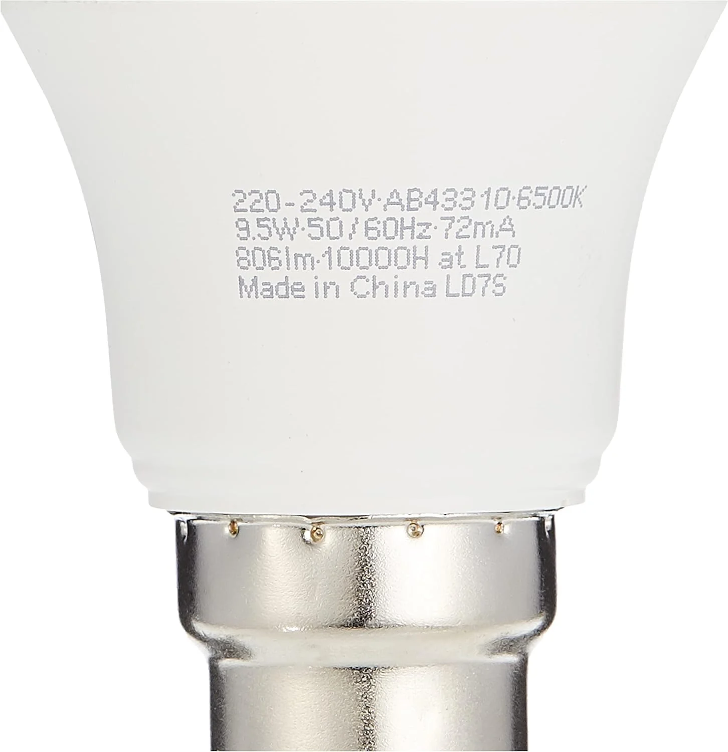 لامپ ال ای دی کلاسیک Osram LED Value A مات، پایه سوزنی B22d، توان 9.5 وات، 806 لومن، نور روز 6500 کلوین، بسته 2 عددی، سفید، OLED-9.5W/C/F/P-2PCS لامپ ال ای دی کلاسیک Osram LED Value A مات، پایه سوزنی B22d، توان 9.5 وات، 806 لومن، نور روز 6500 کلوین، بسته 2 عددی، سفید، OLED-9.5W/C/F/P-2PCS