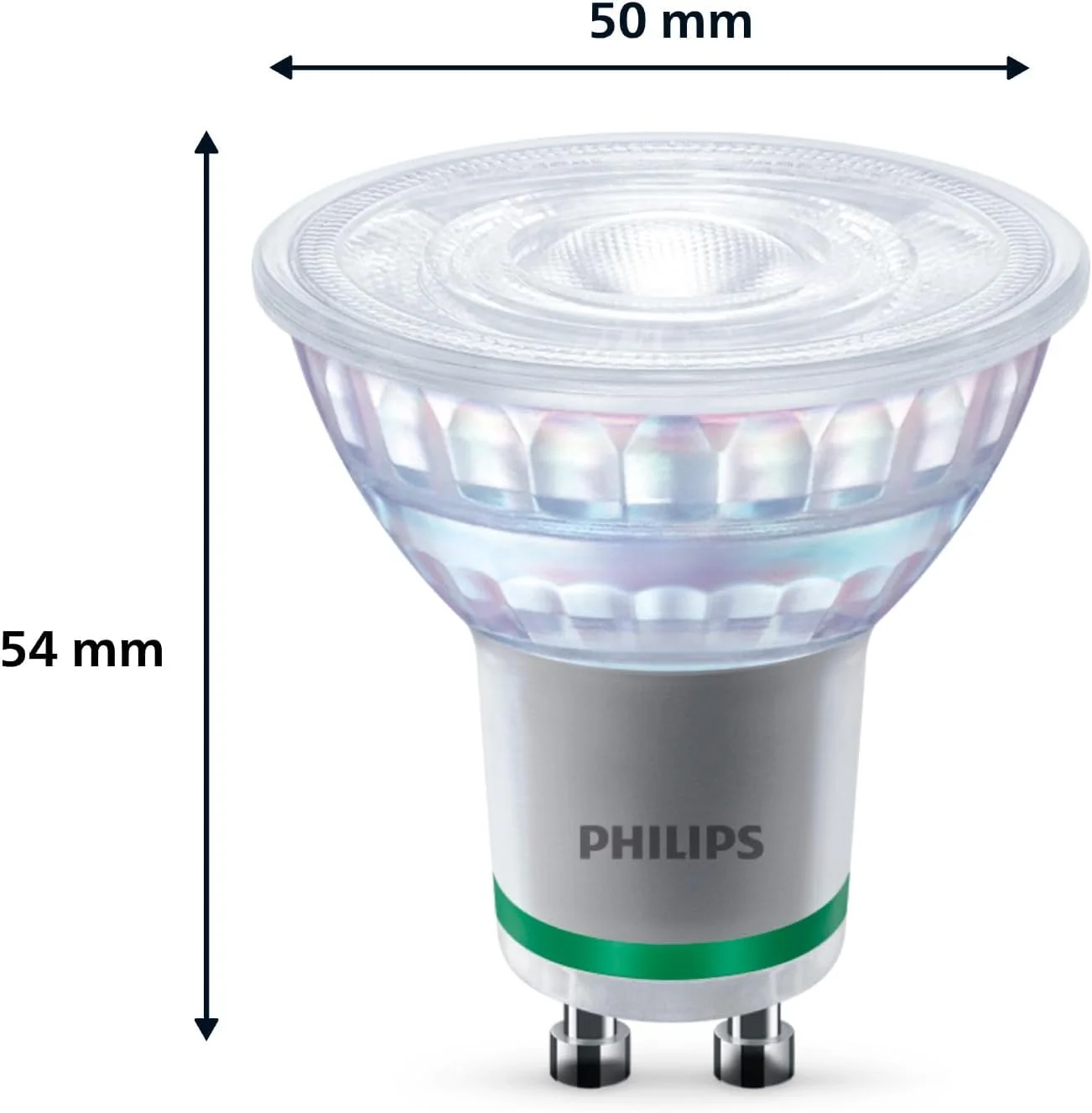 لامپ های فوق العاده کم مصرف فیلیپس - منبع نور LED، 50 وات GU10 اسپات سفید